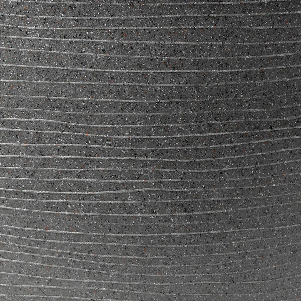 Capi Capi Flowerpot Arc Granite Couche conique 60x48 cm anthracite -colored