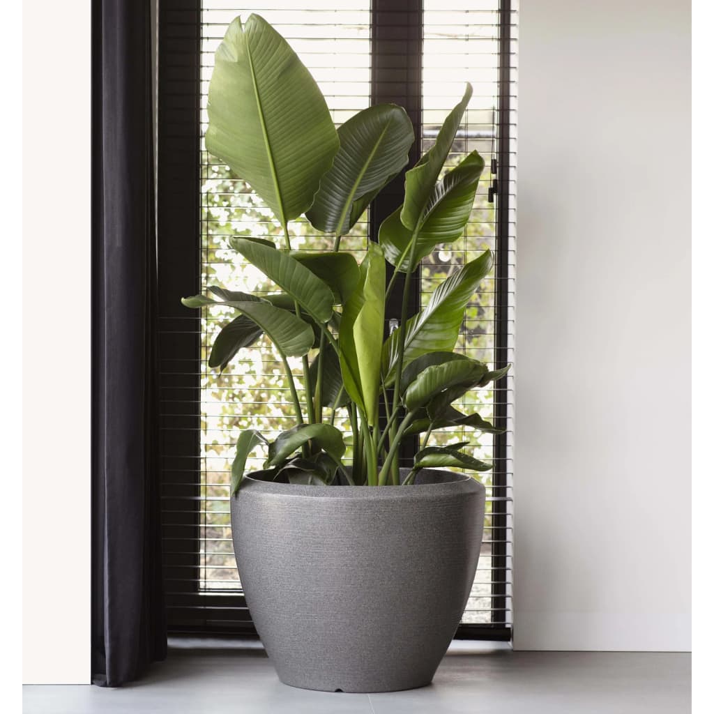 Capi Capi Flowerpot Arc Granite Couche conique 60x48 cm anthracite -colored