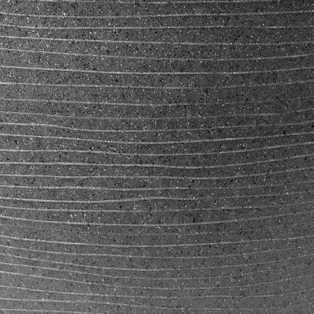 Capi Capi Flowerpot Arc Granite Conile faible 34x25 cm anthracite -colored