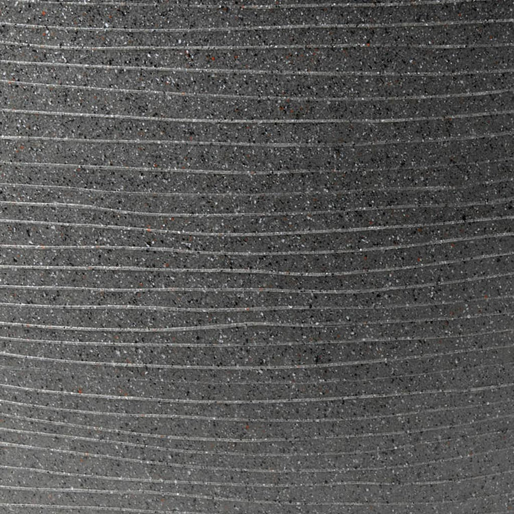Capi Capi Flowerpot Arc Granite Couche 61x25 cm anthracite -colored