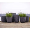 Capi Capi Planter Rible Low Low Elegant 34x46 cm Gray