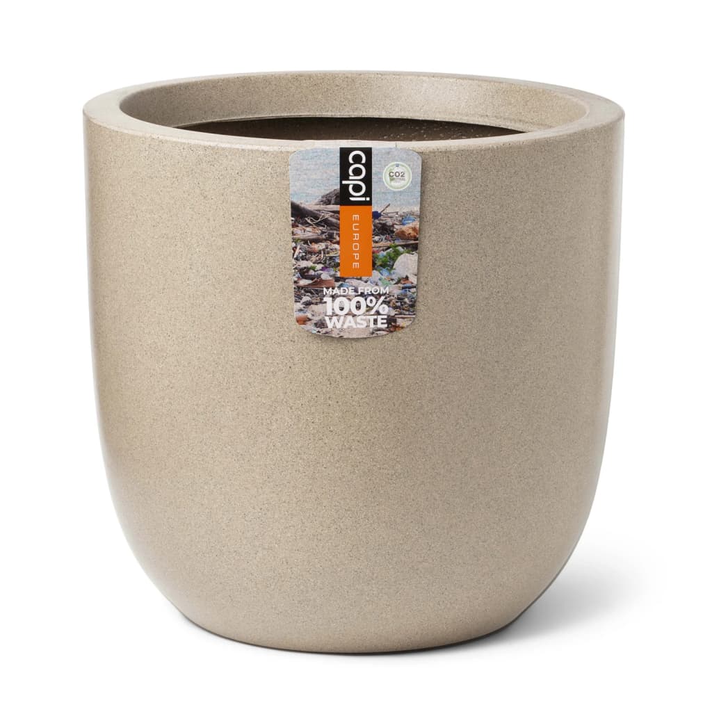 Capi Capi Planter Wash Smooth 43x41 cm Terrazzo Beige