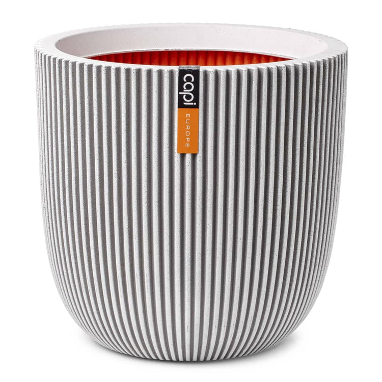 Capi Capi Flowerpot Groove 43x41 cm coloré ivoire