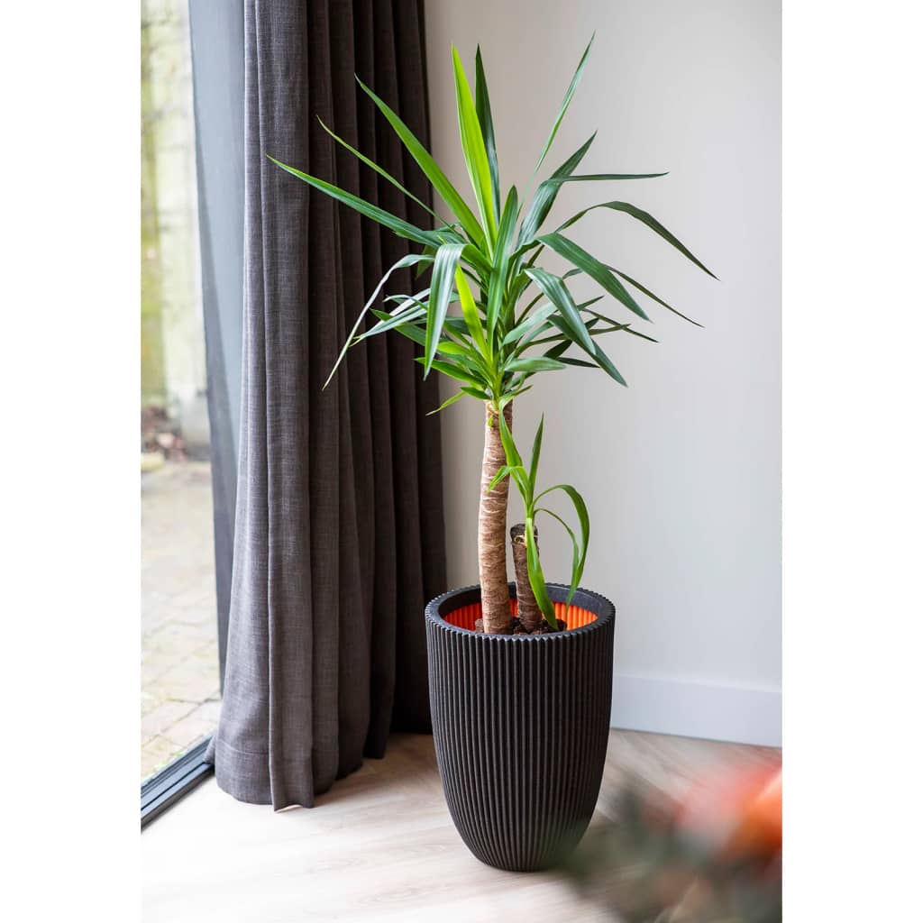 Capi Capi Flowerpot Groove élégant 34x46 cm noir