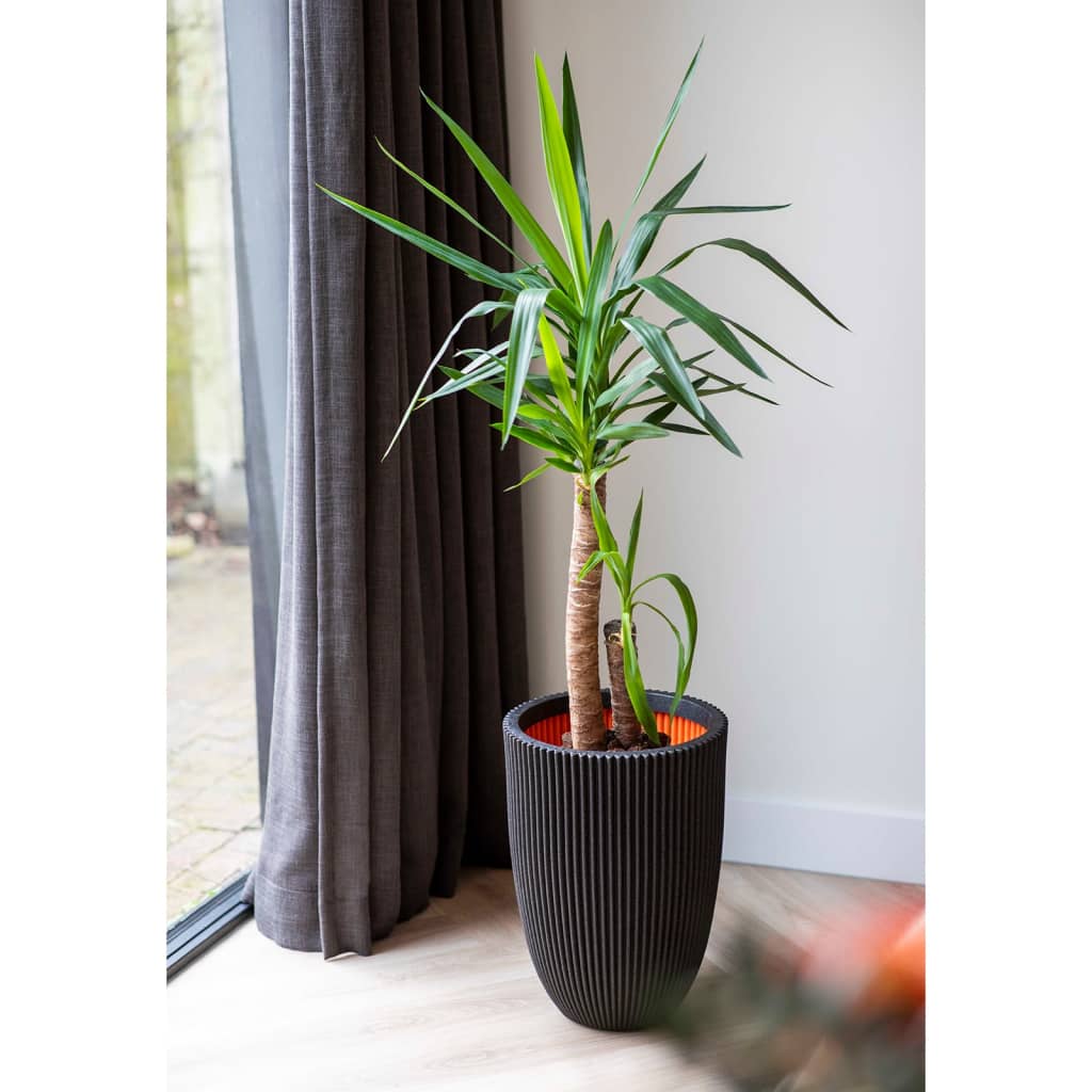 Capi Capi Flowerpot Groove élégant 46x58 cm noir