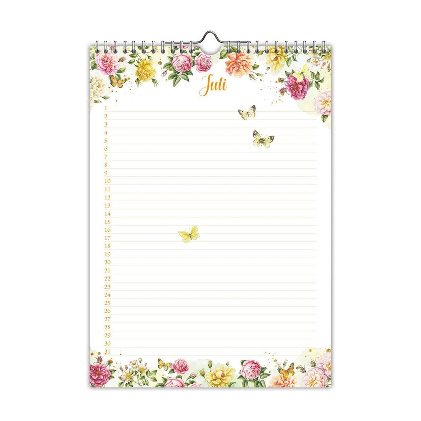 Calendrier d'anniversaire Comello Brinkman printemps a4