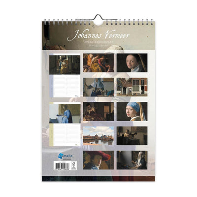 Calendrier d'anniversaire Comello Johannes Vermeer a4