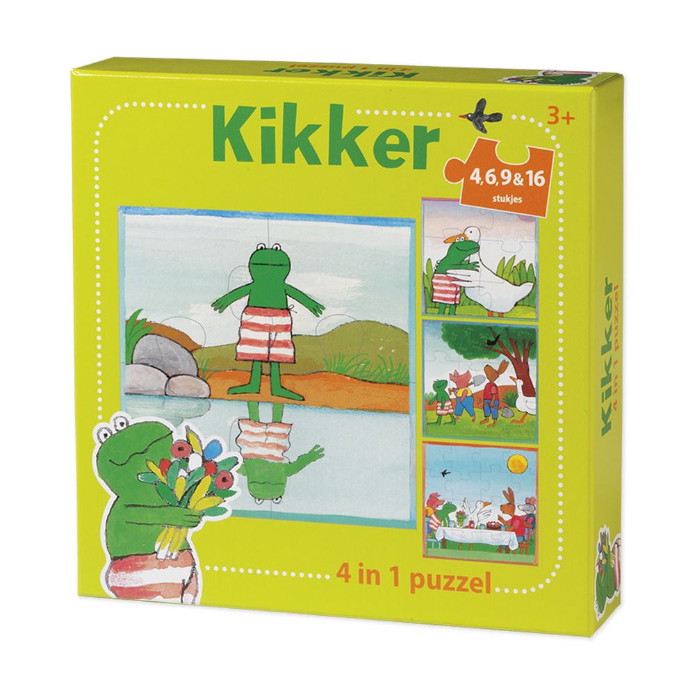 Le monde de la grenouille Puzzle, 4in1
