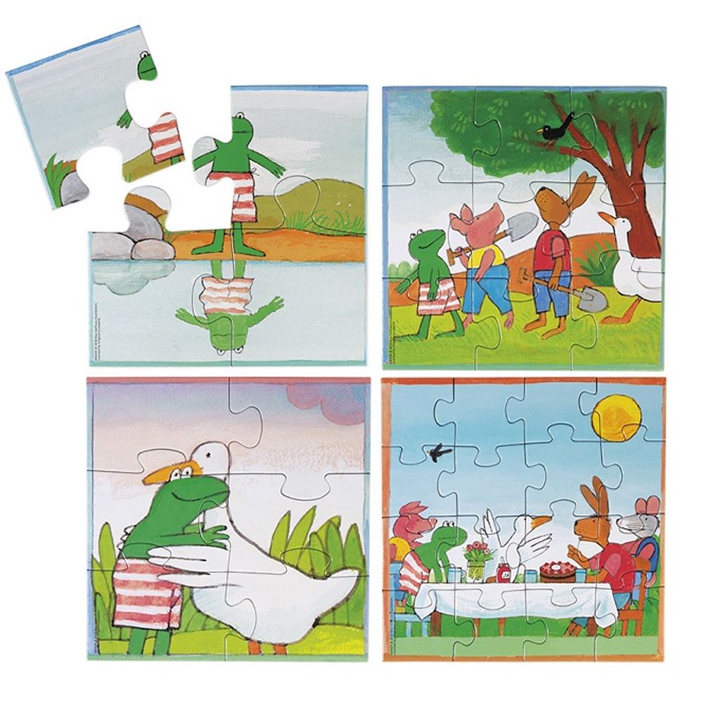 Le monde de la grenouille Puzzle, 4in1