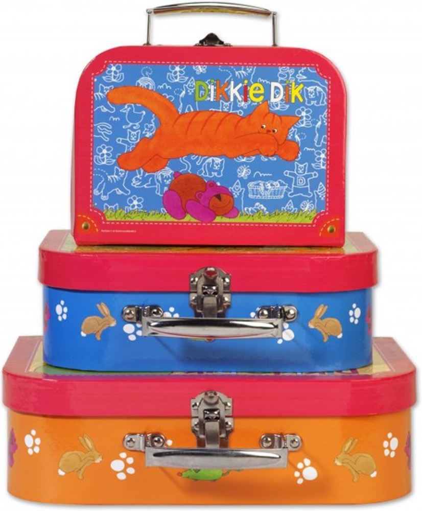 Bambolino Toys Bambolino 3 pièces à bagages Dikkie Dik