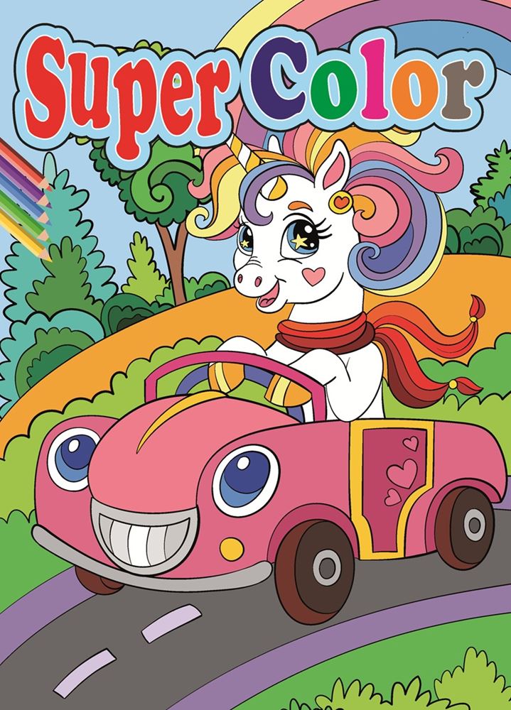 Livre de coloriage super couleur, 192 pages, offres spéciales pays-bas BV