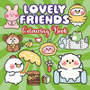 Cosy 2 : livre de coloriage amis 12 pcs 4 as
