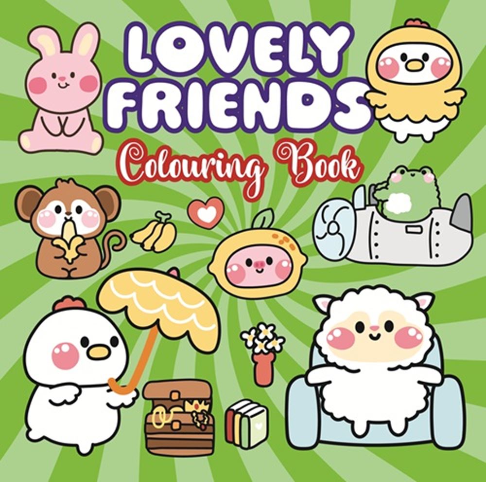 Cosy 2 : livre de coloriage amis 12 pcs 4 as