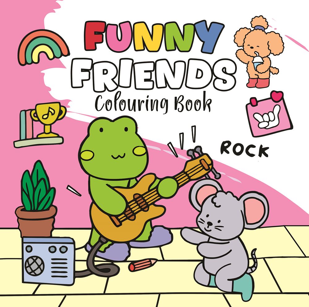 Cosy 1 : livre de coloriage amis heureux 12 pcs 4