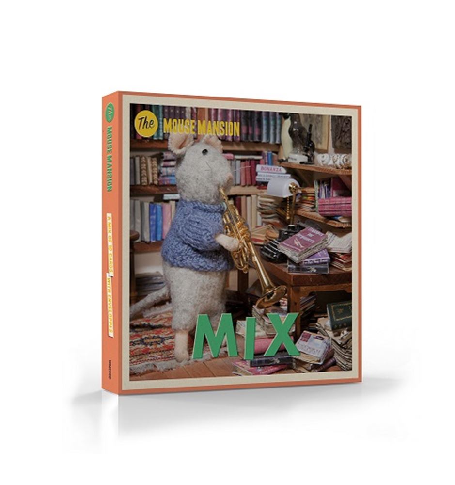L’ensemble de cartes maison de la souris - ensemble de mélange