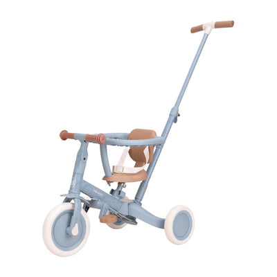 Little Dutch - Tricycle 4 en 1 avec barre de poussée - Safari Dreams bleu