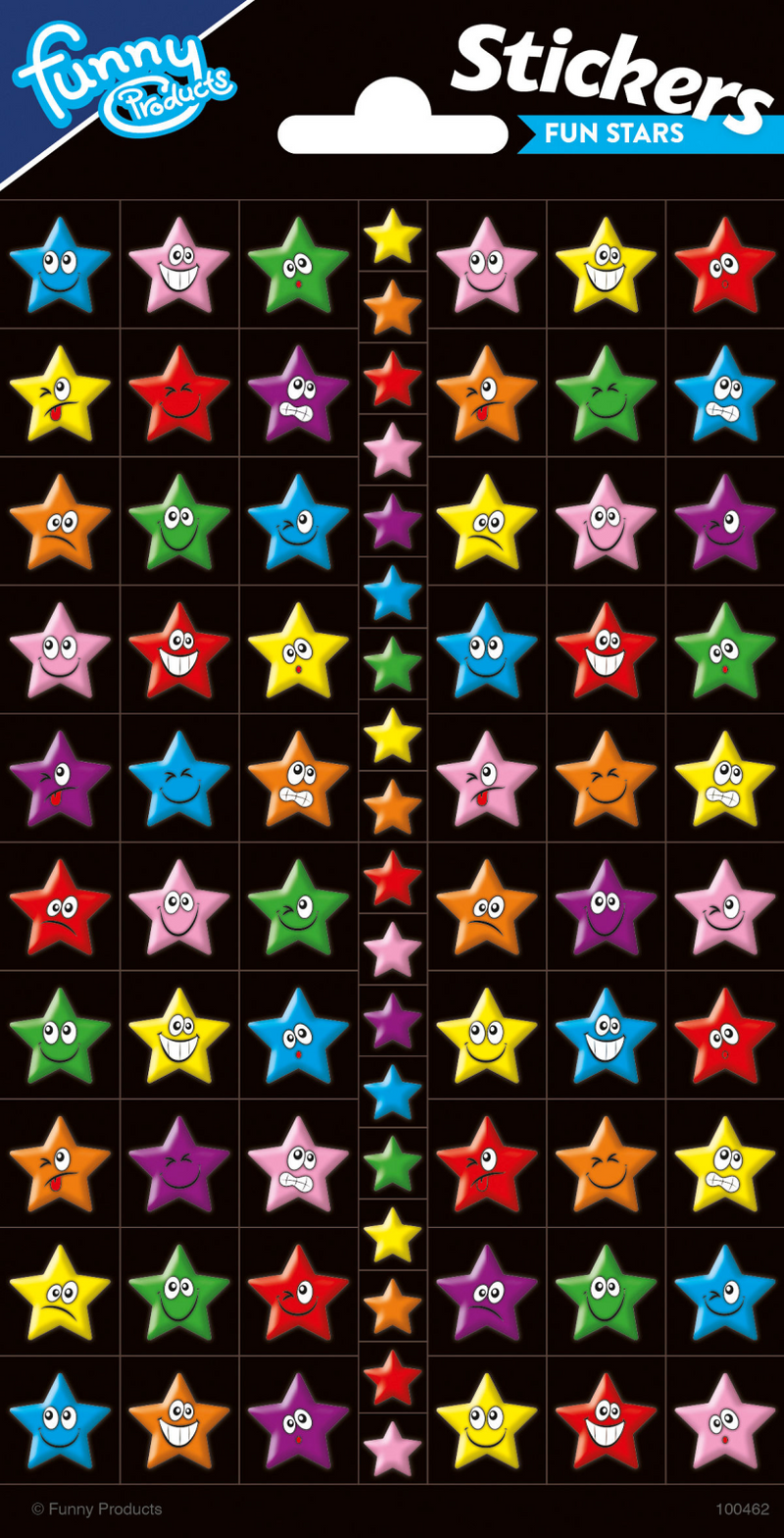 Stars scintille de niveau d'autocollants