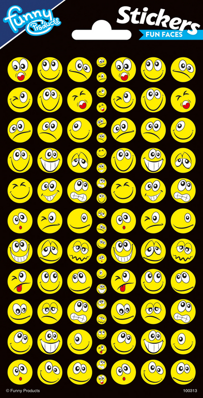 Totum Stickervel Twinkle Funny Faces