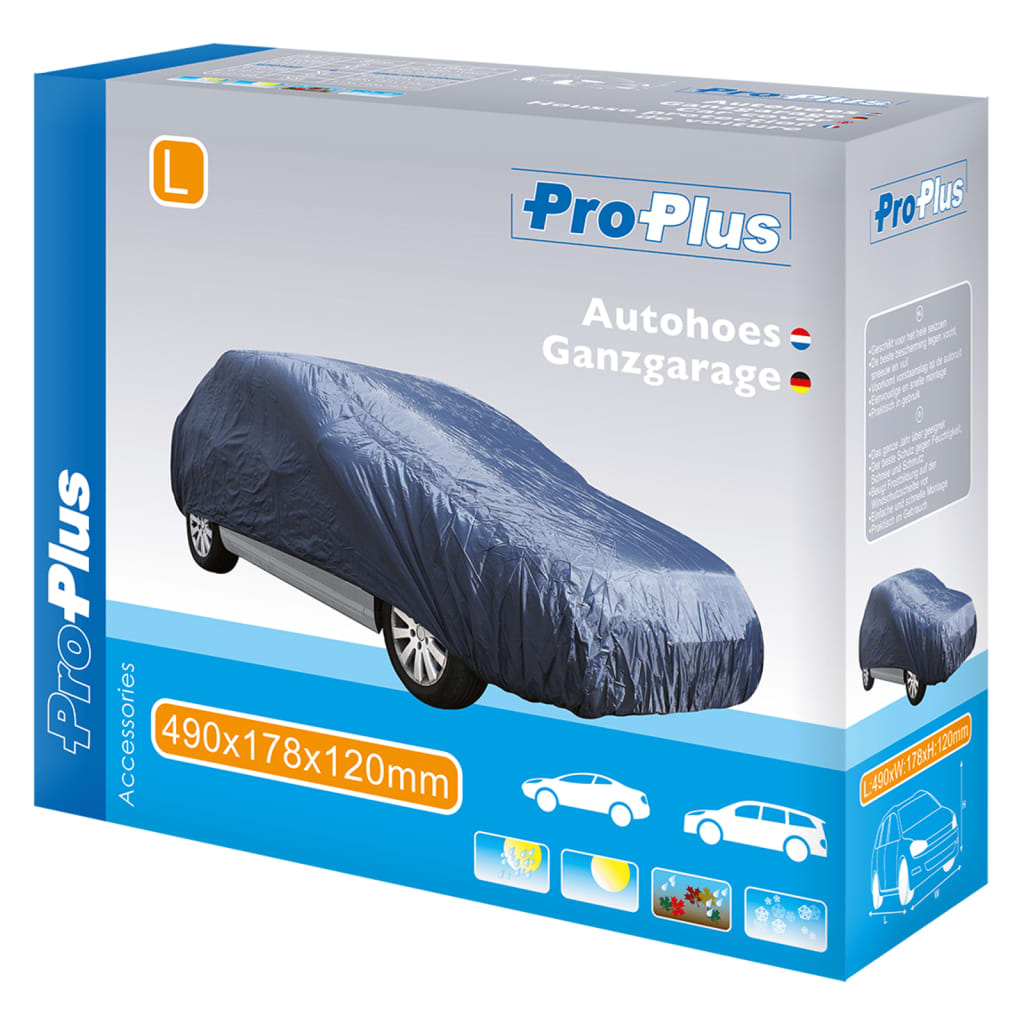 Proplus AutoHoes L 490x178x120 cm bleu foncé