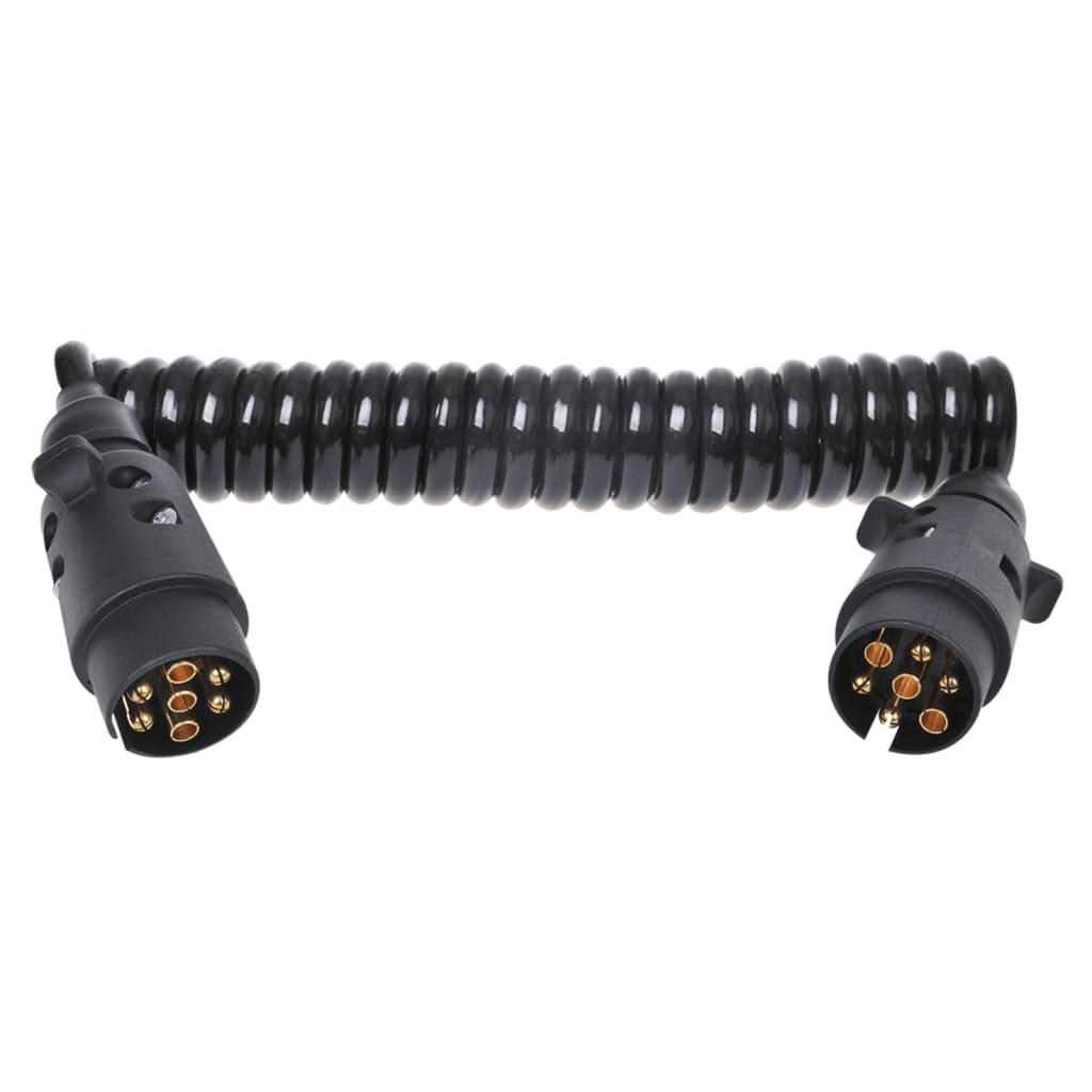 Câble en spirale Proplus avec prise 2x7 broches 3 m