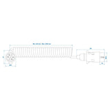 Câble en spirale Proplus avec prise 2x7 broches 3 m - afbeelding 3