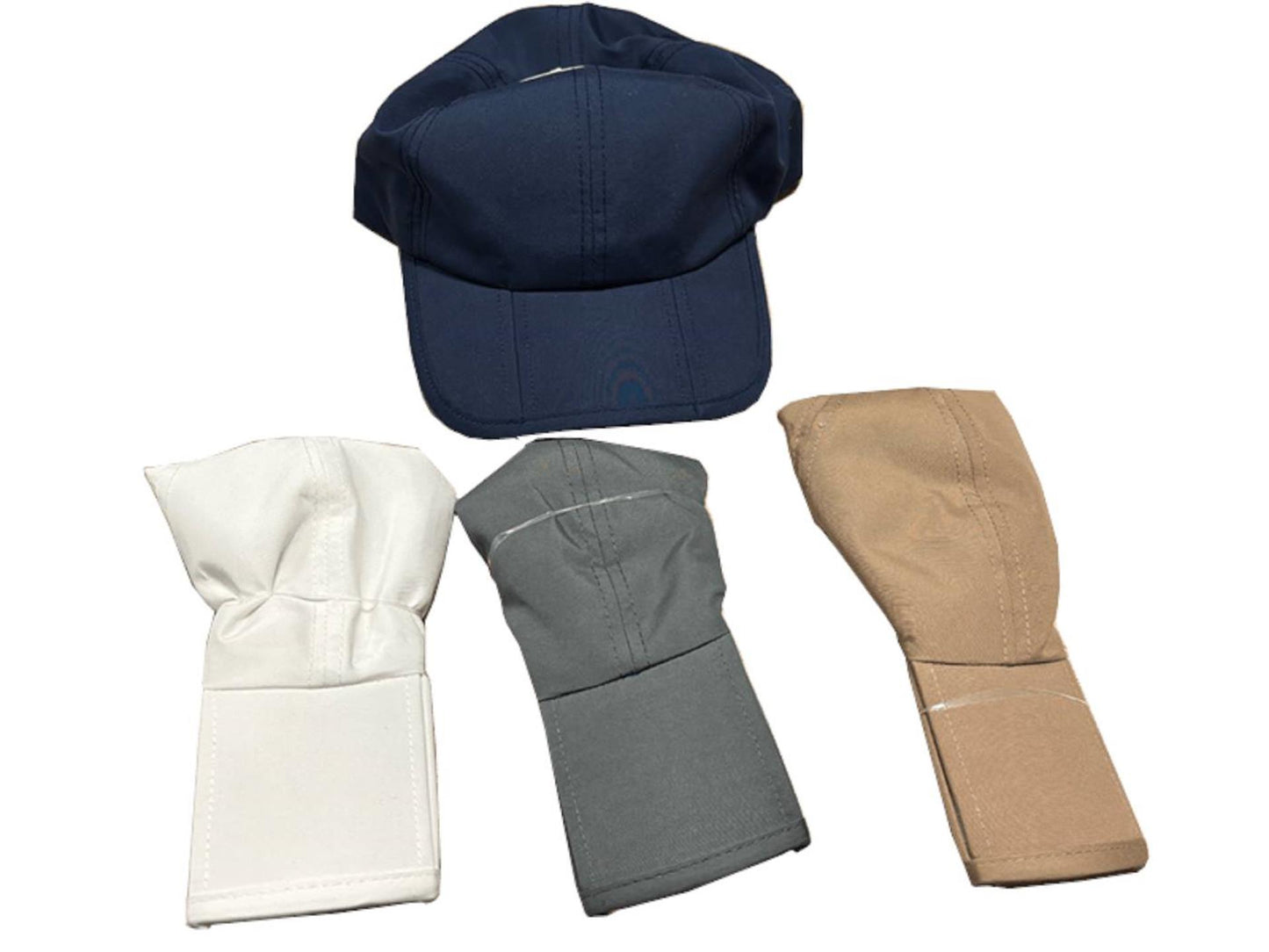 Casquette baseball pliable 4 couleurs assorties