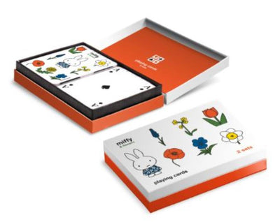 Cartes à jouer Miffy, 2 jeux dans une boîte