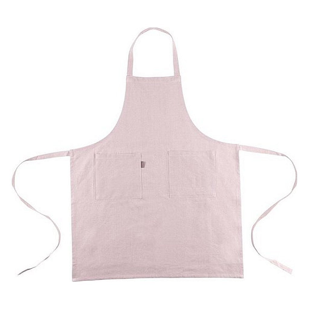 Lin plus lin plus de cuisine courte courte rose clair 75 x 90 cm
