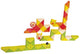 Animal flexible en bois. 4 assortiments. 3+