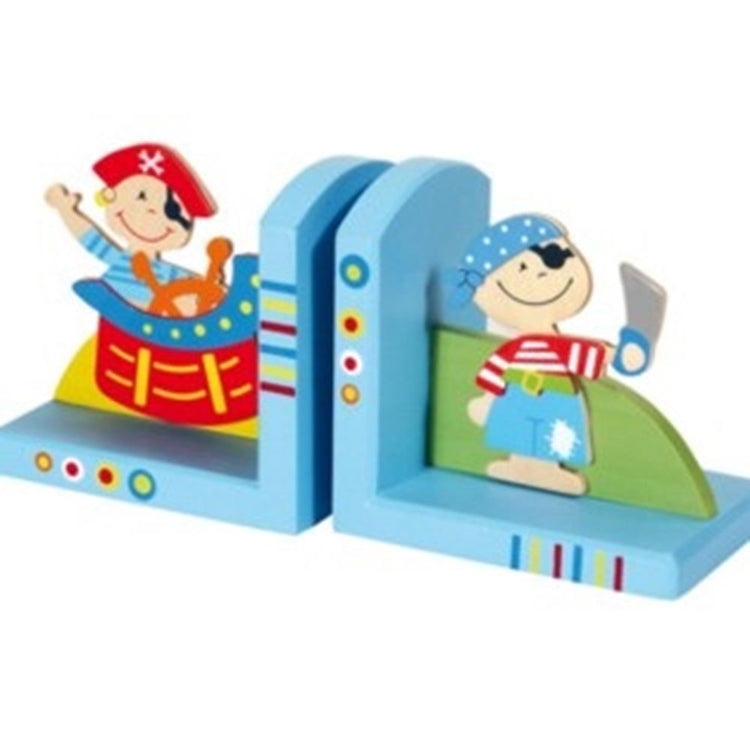 Simplement pour les enfants simplement pour les supports de livres de pirates en bois