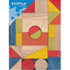 Ensemble de blocs de bois. 29 pièces. 1+