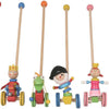 Bâtons de marche en bois 6 assortis. 3+