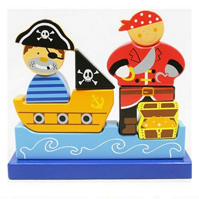 Simplement pour les enfants simplement pour le puzzle des pirates magnétiques