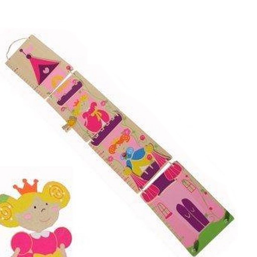 Simplement pour les enfants simplement pour le compteur de croissance en bois princesse