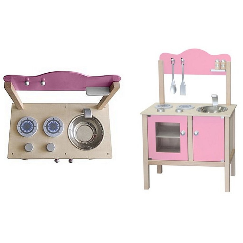 Simplement pour les enfants simplement pour la cuisine pour enfants en bois rose