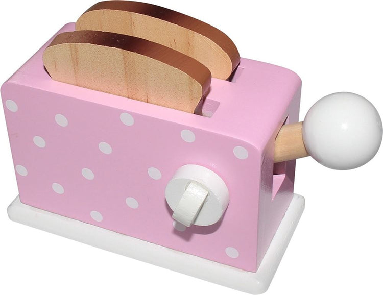 Simplement pour les enfants simplement pour le grille-pain en bois + le rose du pain