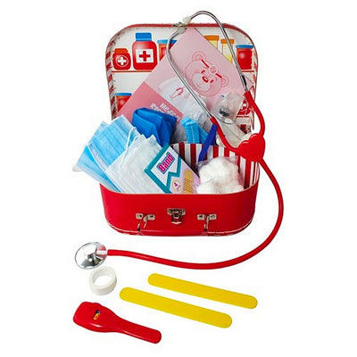Simplement pour les enfants simplement pour la valise du médecin avec du contenu