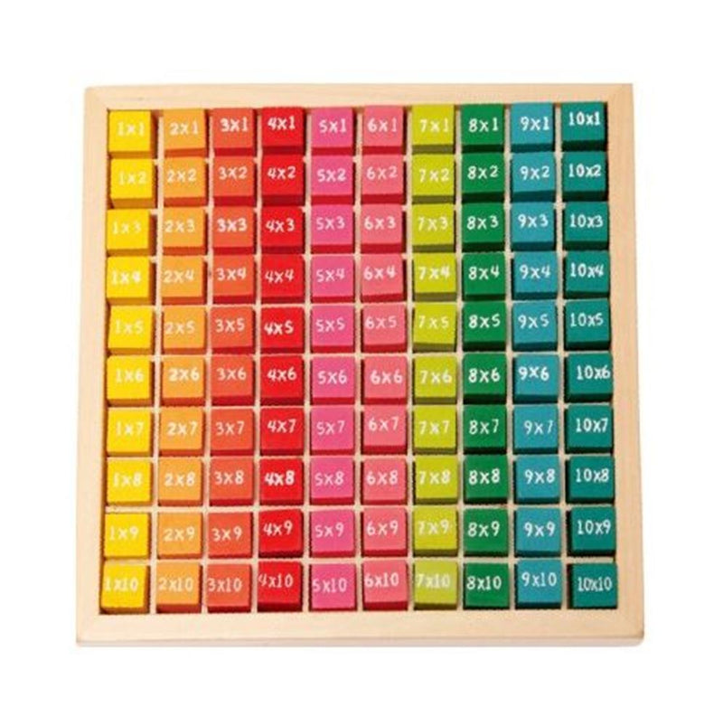 Jeu de mathématiques en bois