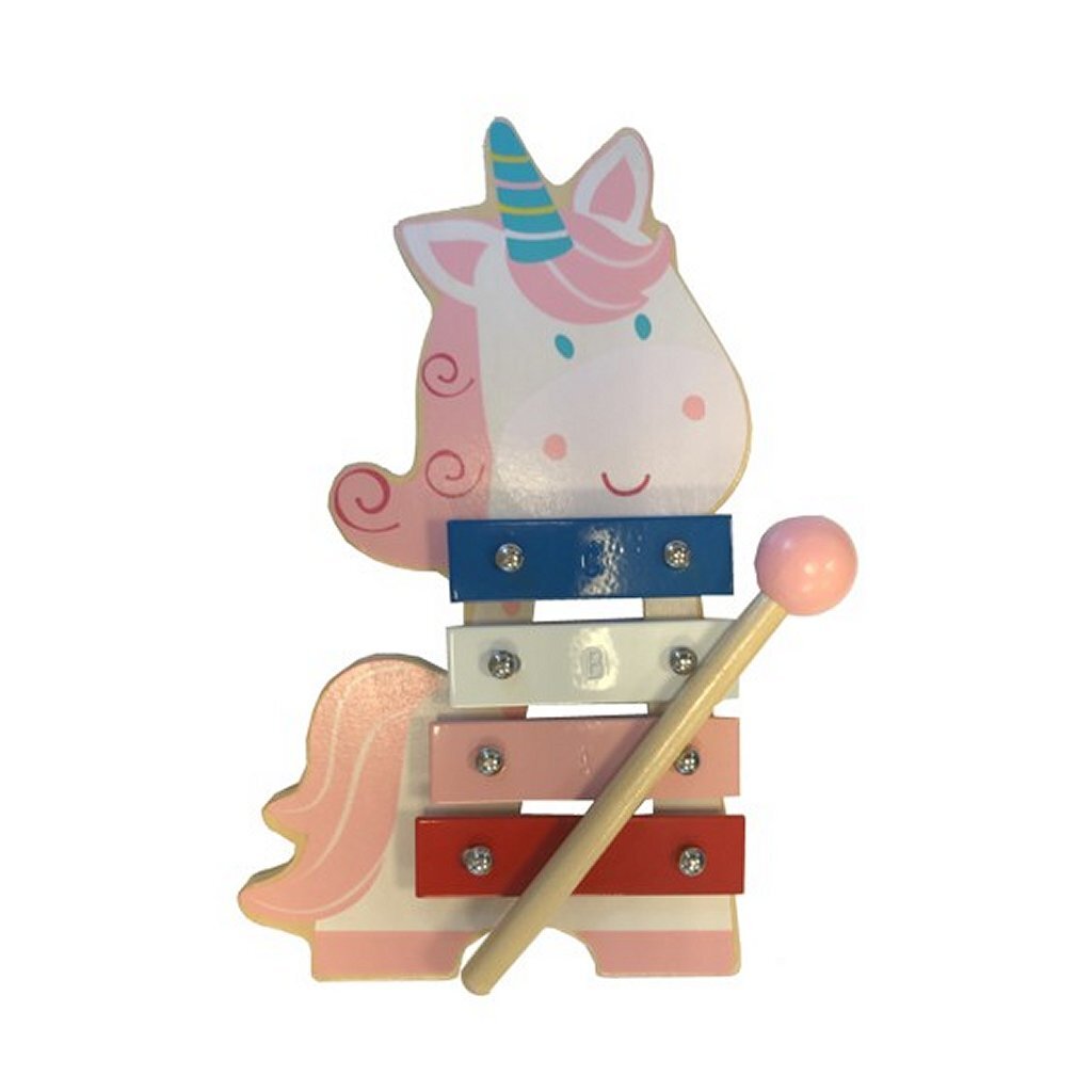 Simplement pour les enfants simplement pour le xylophone de licorne en bois