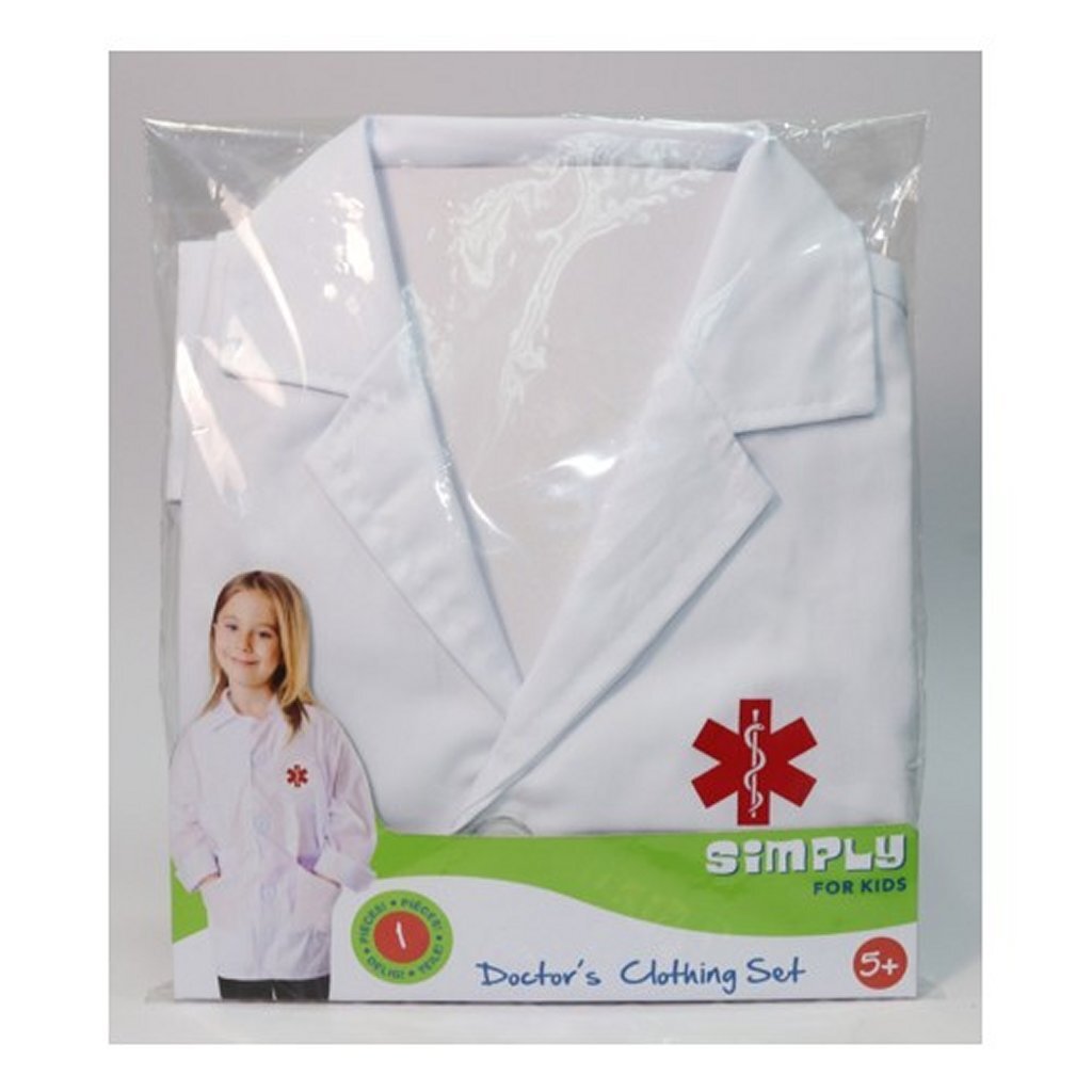 Simplement pour les enfants, simplement pour la veste de déguisement de docteur