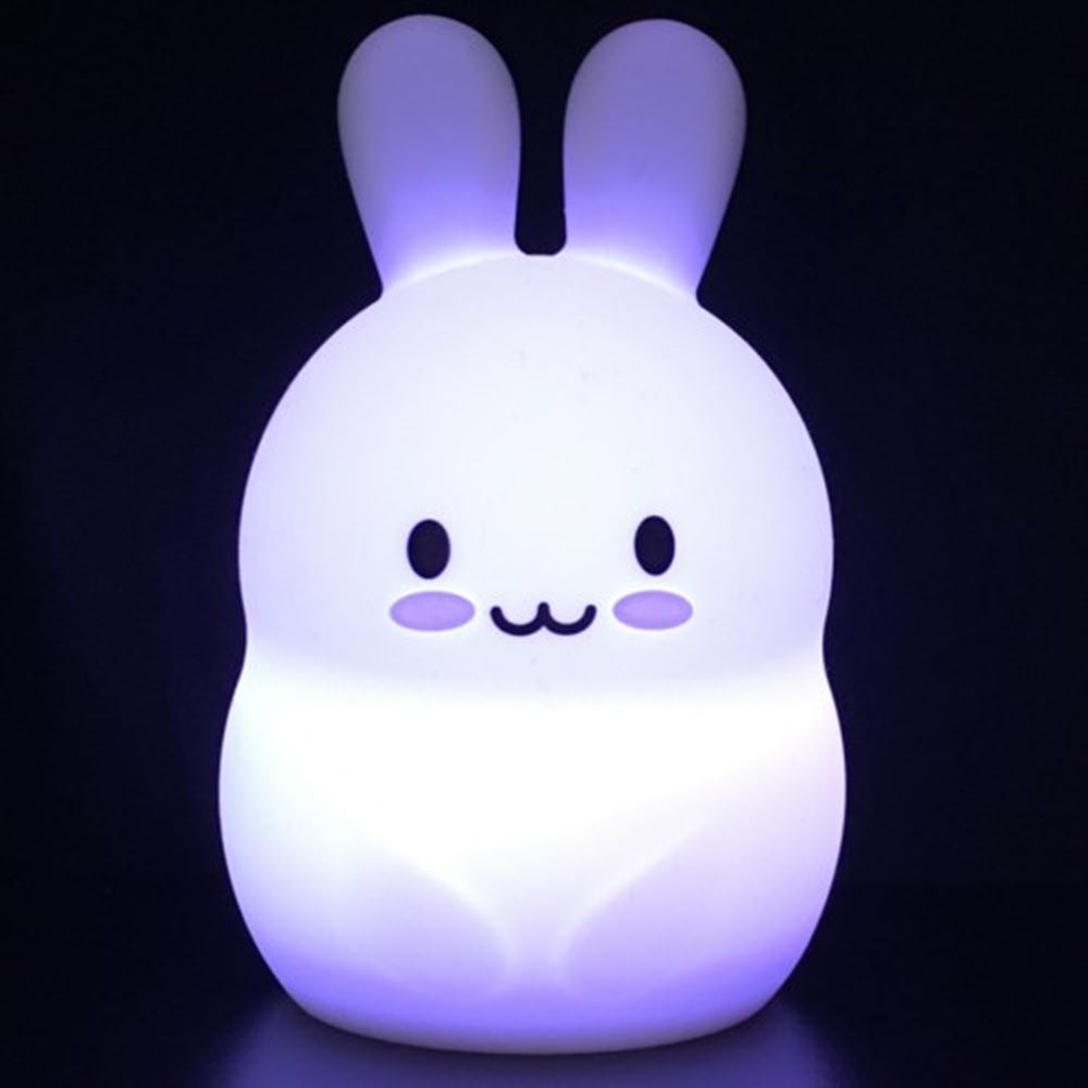 Grande lampe de nuit lapin en silicone. 1+