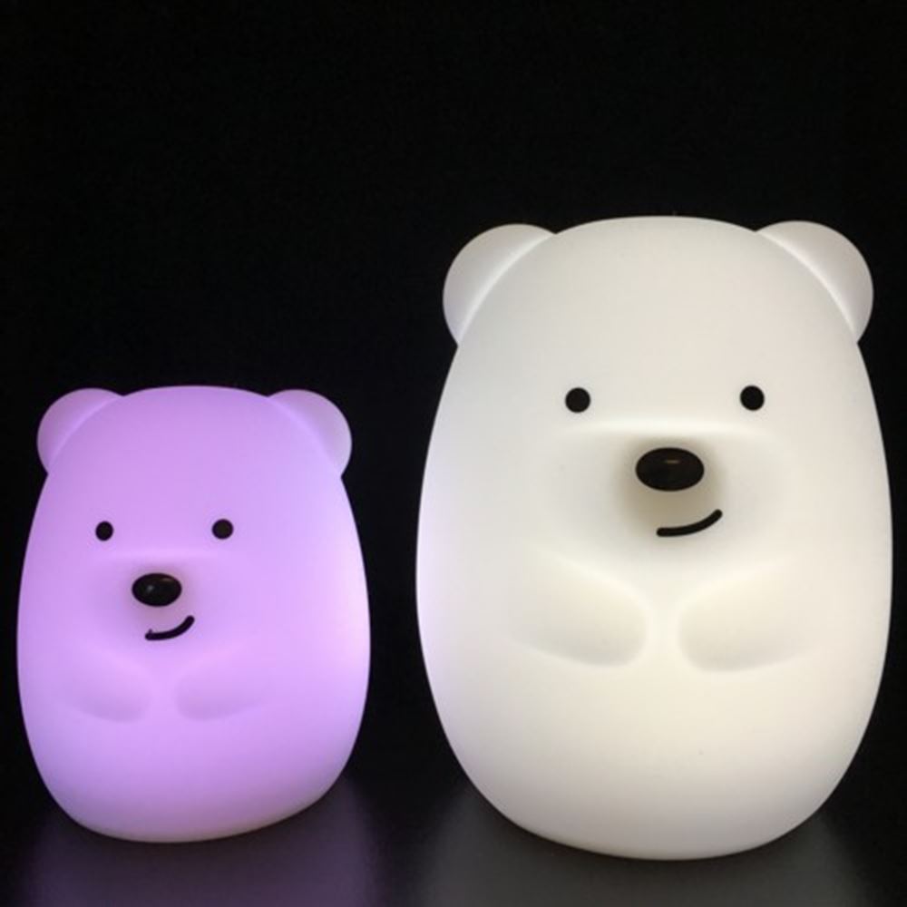 Lampe de nuit ours en silicone grand. 1+