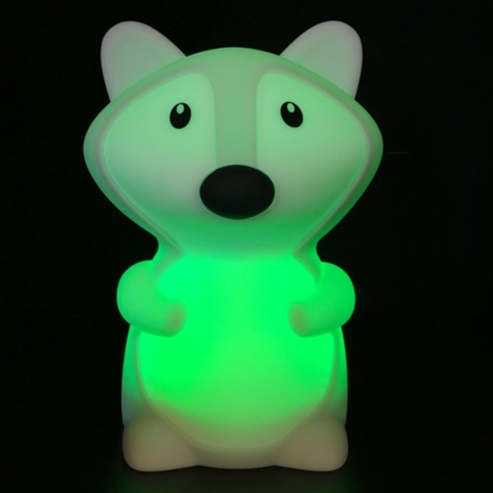 Lampe de nuit renard en silicone. 1+