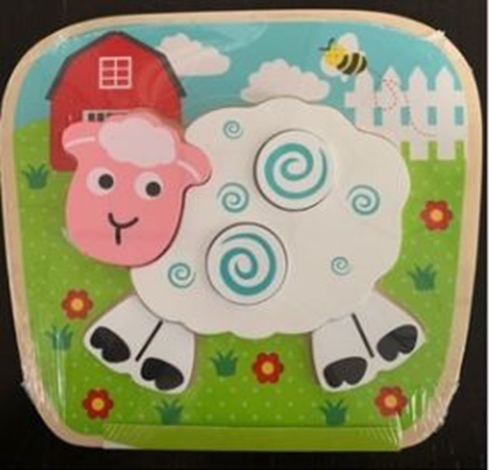 Puzzle mouton 6 pièces 1+ 22x20x2 cm