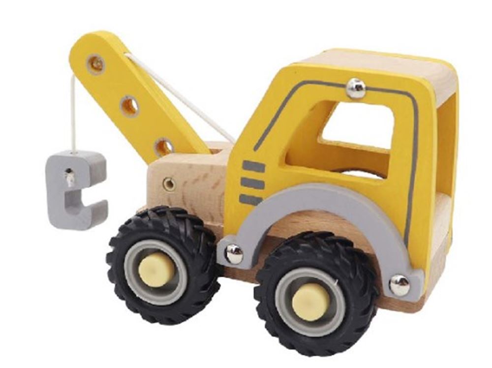 Camion-grue en bois. 3+
