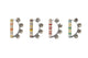 Bandes de clochettes 4 assorties. 3+