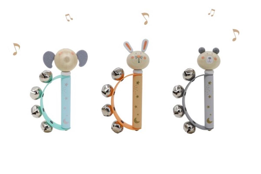 Animaux de clochettes. 3 culs (6 pièces) 3+