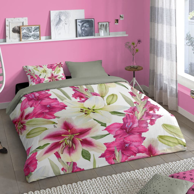 Good Morning Good Morning Couverture de couette Fleurie 155x220 cm Multi-Colord