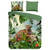 Bonjour bonjour couette couvercle jungle 240x200 220 cm multi-colorant