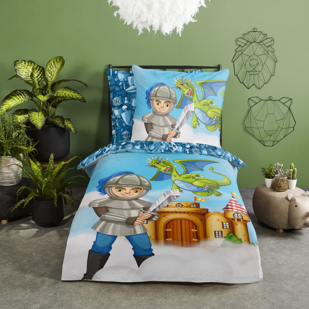 Bonjour Good Morning Children's Capbed Cover Knight 135x200 cm
